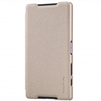 Xperia Z5 Compact dėklas auksinis "Nillkin" Sparkle